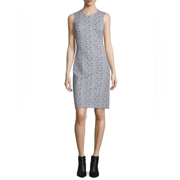 NWOT Diane Von Furstenberg Ribbon Rectangles Dress - Picture 4 of 9